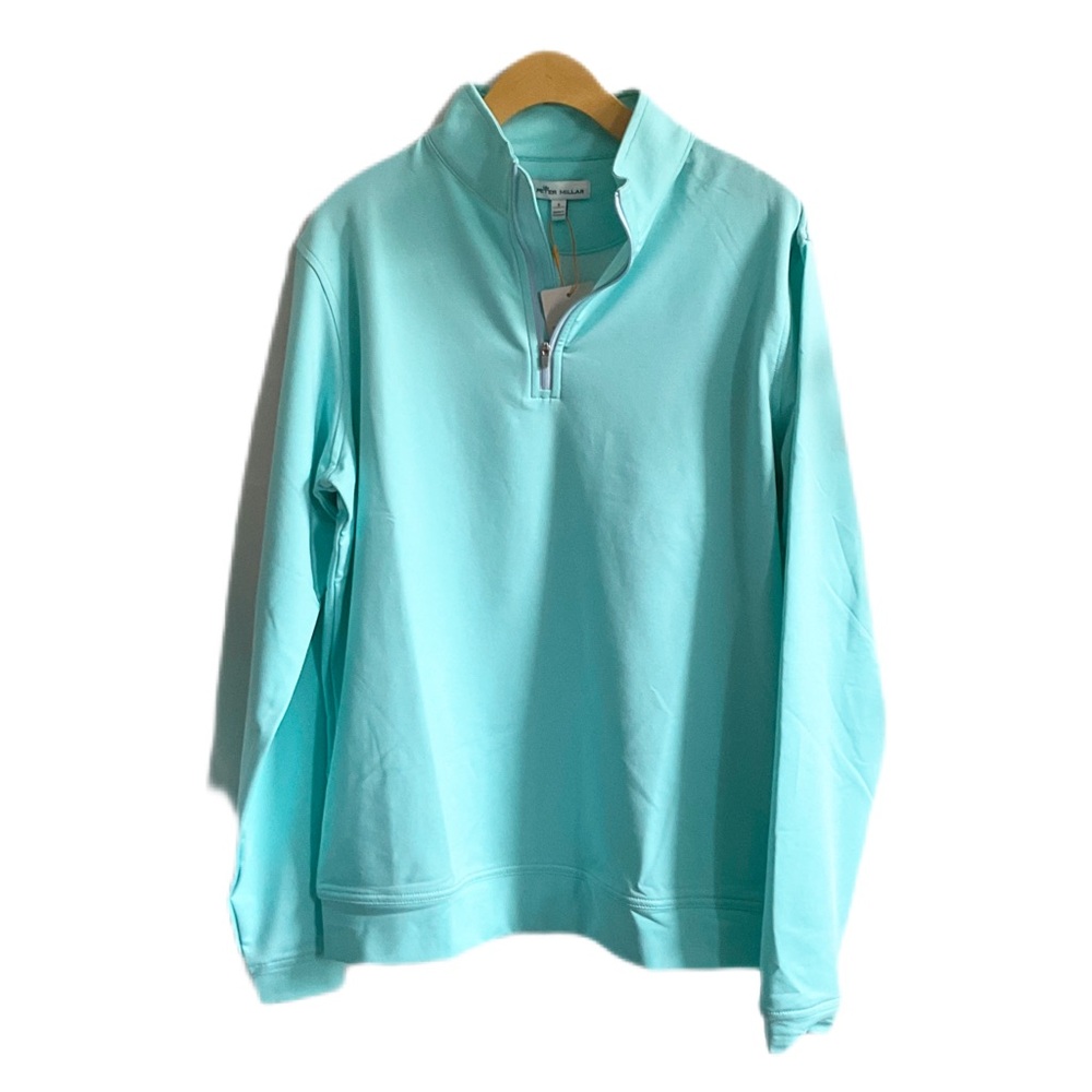 Peter Millar Beaumont Performance Stretch-Jersey Half-Zip Long Sleeve Golf Top S
